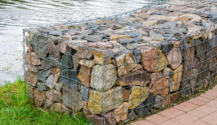 Stone Grid Panel