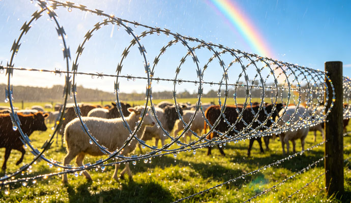 Is Razor Wire Suitable for Ranch and Livestock Perimeter Protection?