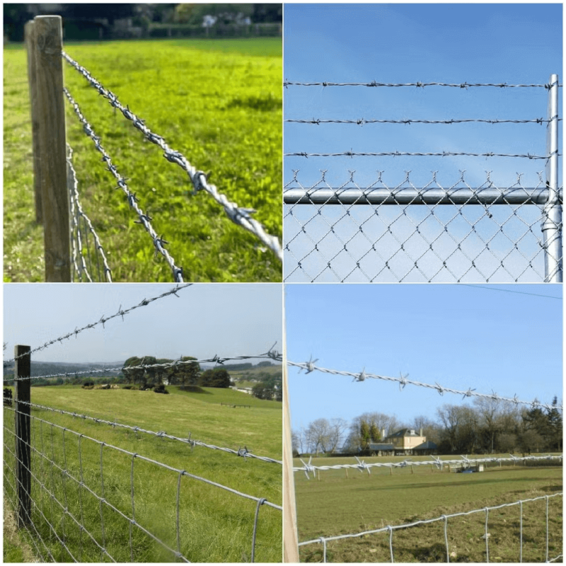 Barbed Wire for Wildlife-Managed Boundary Protection